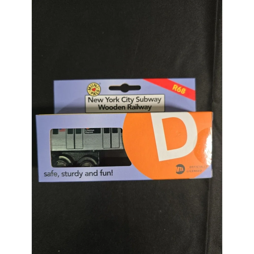 Munipals‎ Wooden Railway New York Subway D Train New in Box